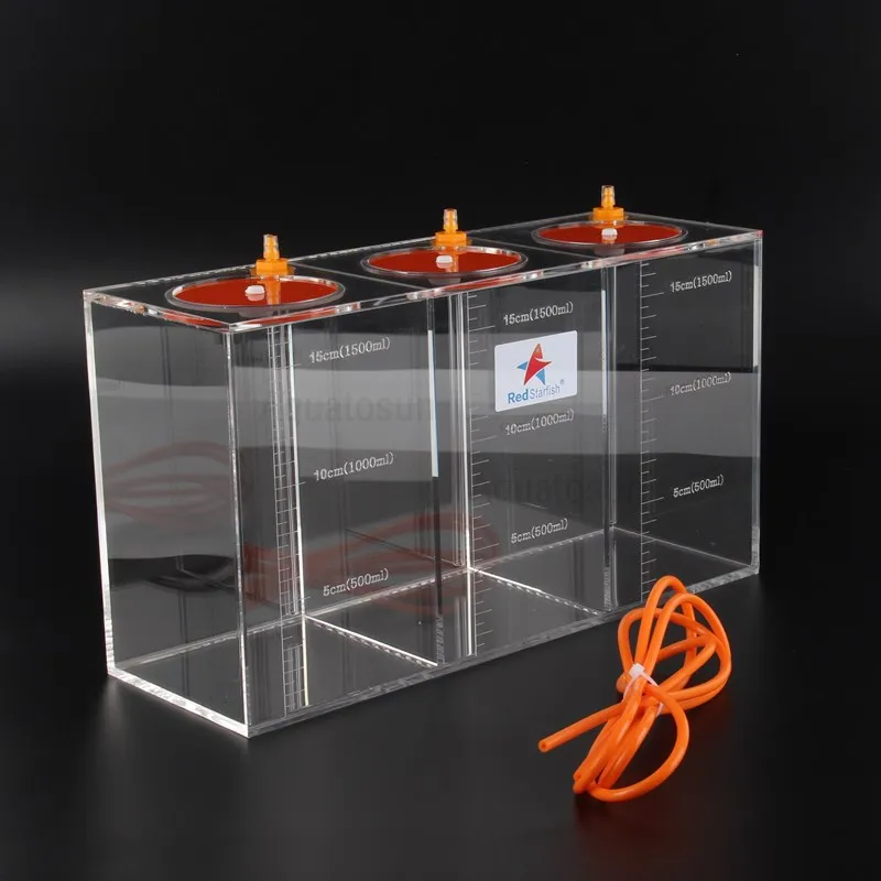 Marine Aquarium Tanks - Tanque de Dosificación Transparente de Acrílico