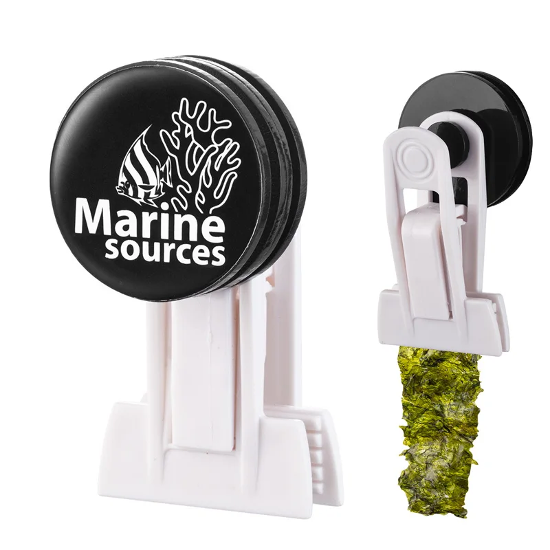 Marine Aquarium Tanks - Abrazadera de alimentación de algas magnéticas