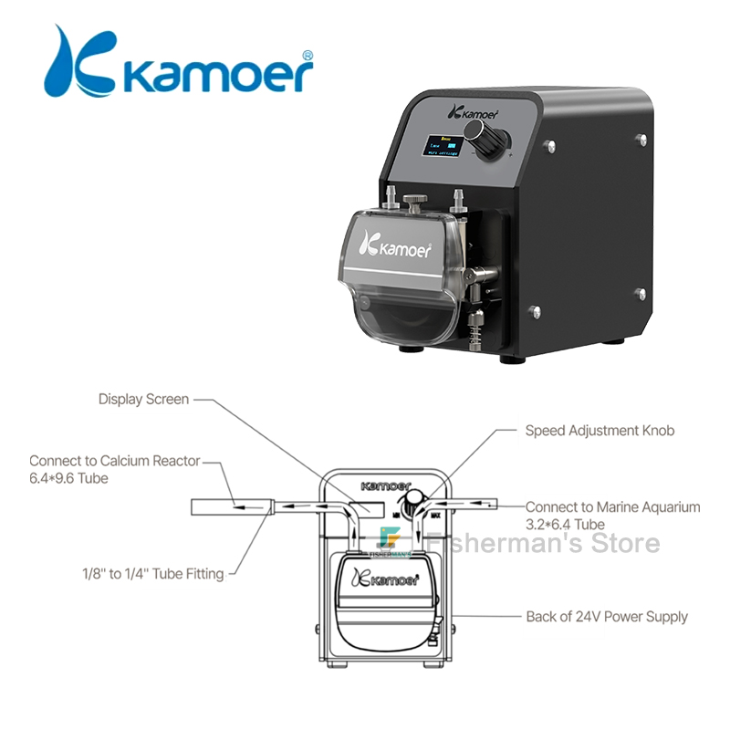 Kamoer FX-STP3 WIFI PerIstalti - Calcium Reactor Media reseña y precio